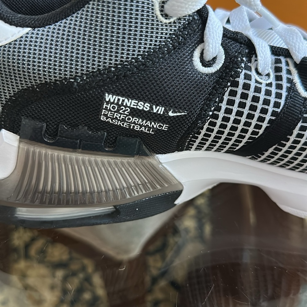 Nike LeBron Black and White Sneakers - Picture 3 of 10